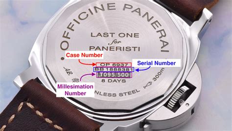 numero di serie panerai|Panerai watch serial lookup.